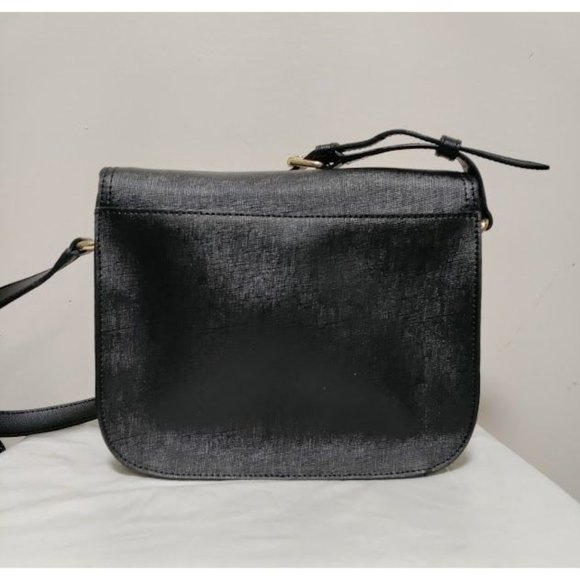 Vince Camuto Adjustable Strap Genuine Leather Crossbody Bag Black Women's - Picture 3 of 14